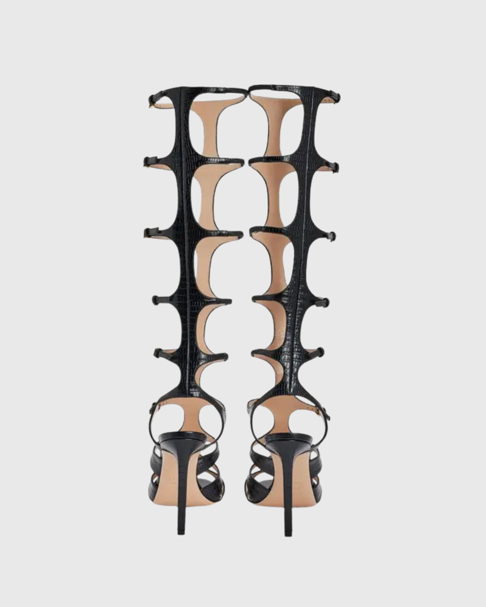 Maggia Gladiator Strappy Sandals In Black