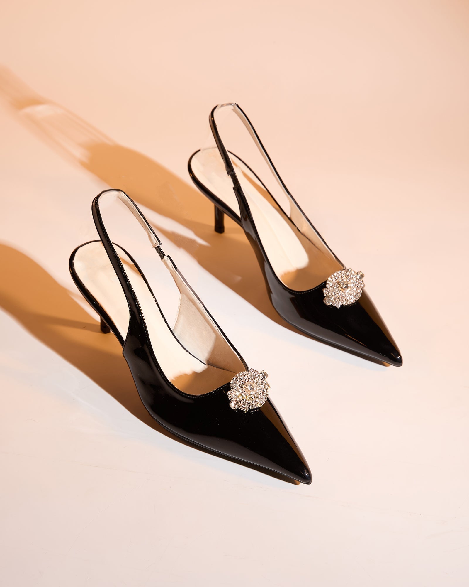 Miriana Rhinestone Slingback Pumps