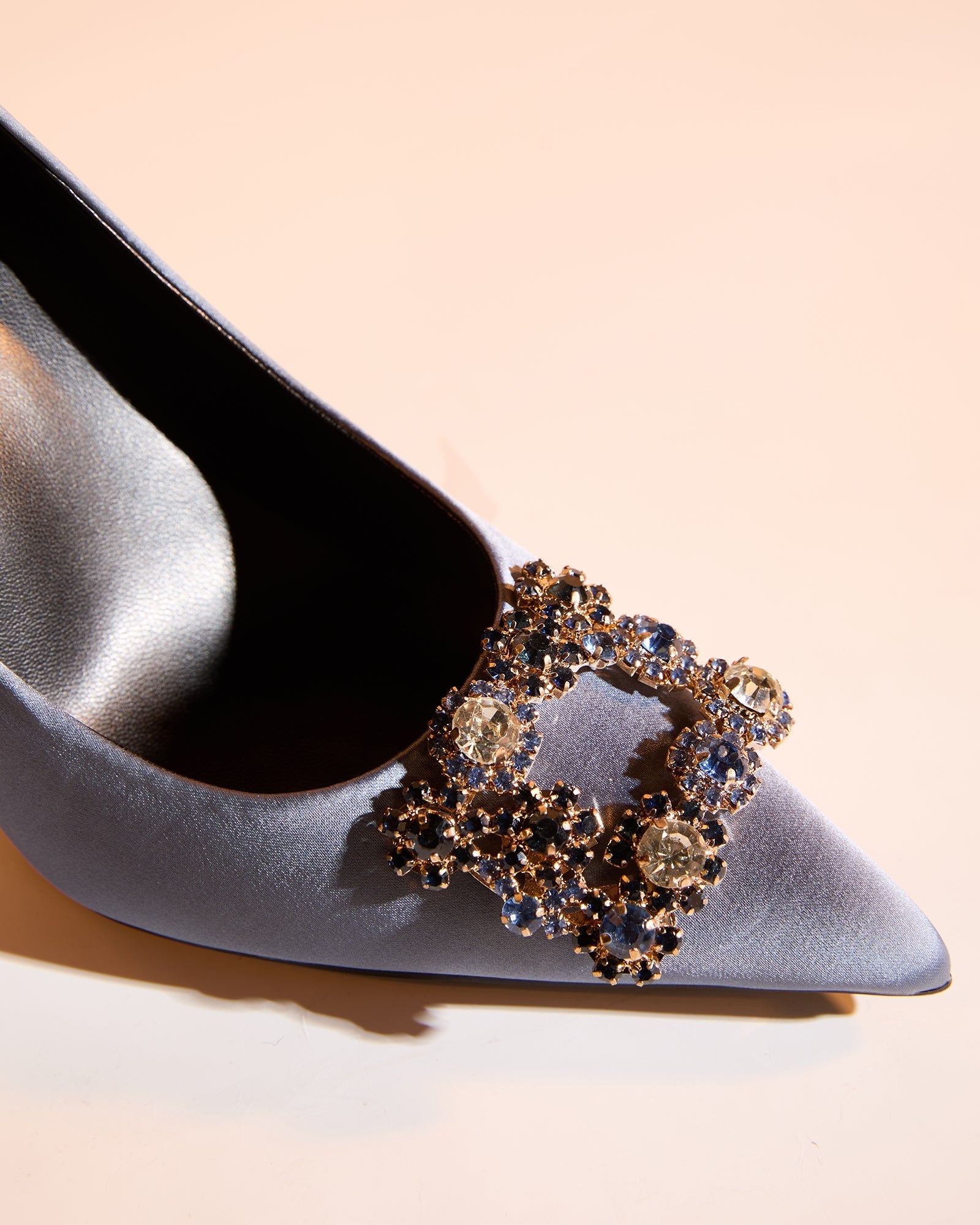 Sadah Rhinestone Buckle Pumps