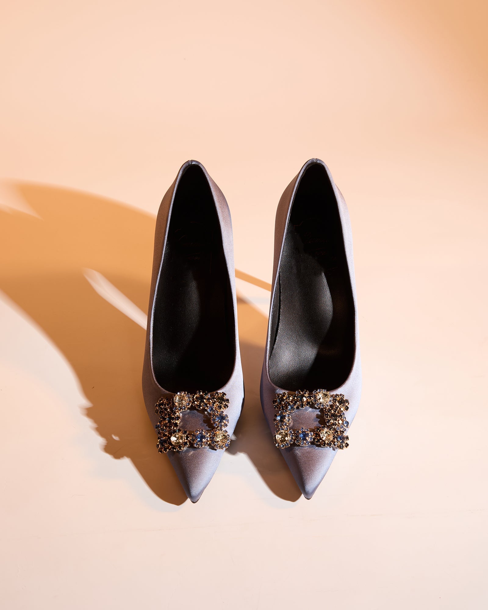 Sadah Rhinestone Buckle Pumps