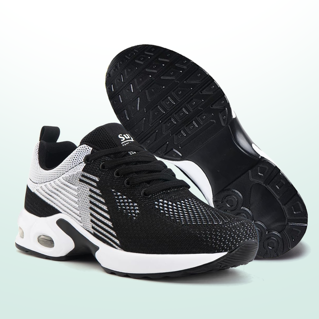 WalkMora Orthopedic Shoes - White Black