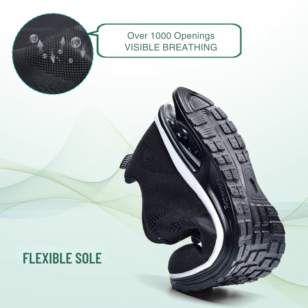 SanoWalk Orthopedic Shoes - All Black