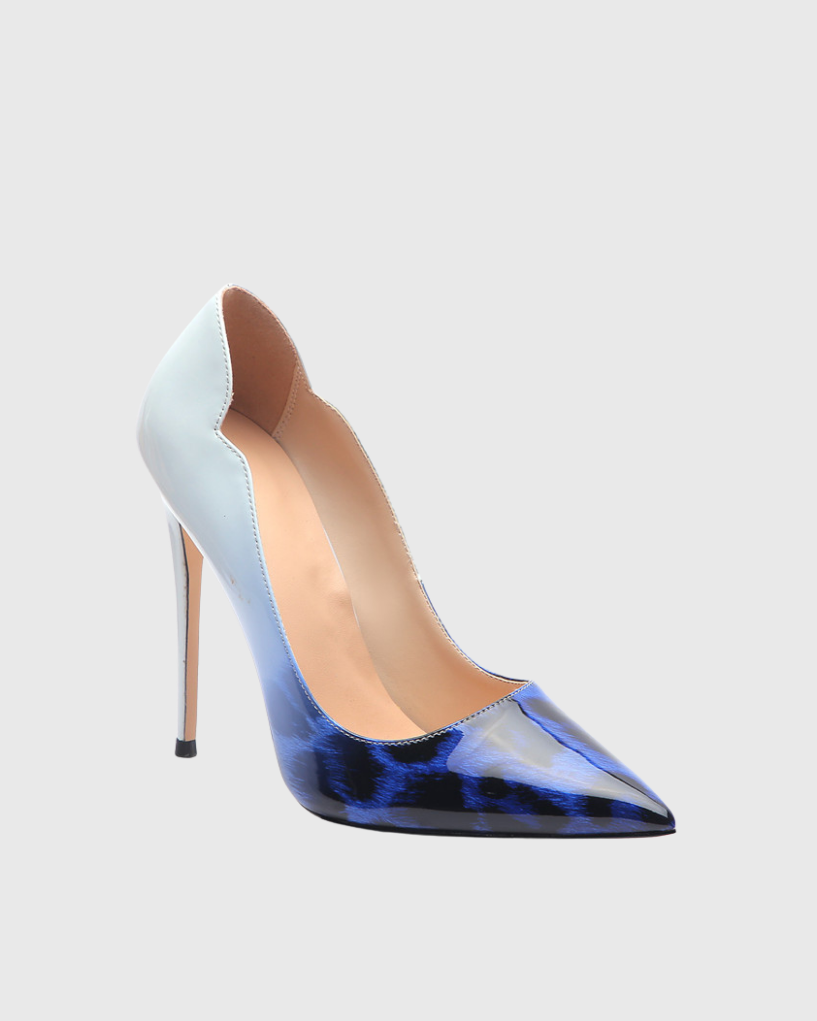 Consolata Leopard Print In Ombre Blue