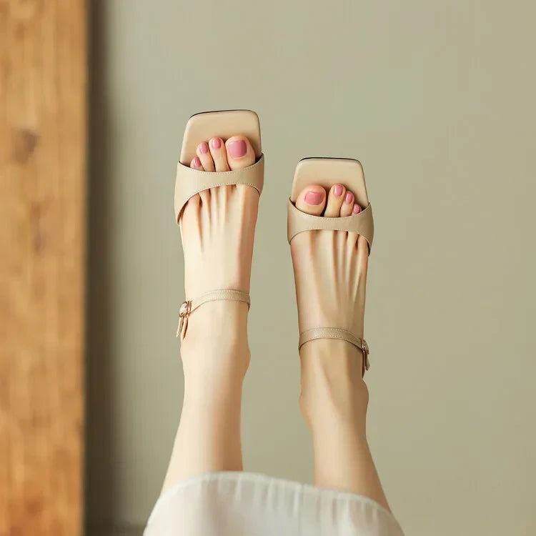 Rosa Belle Heel Mules