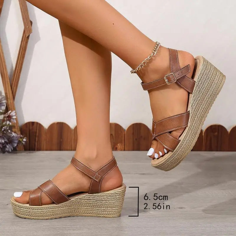 Daphnie - Wedge Sandals