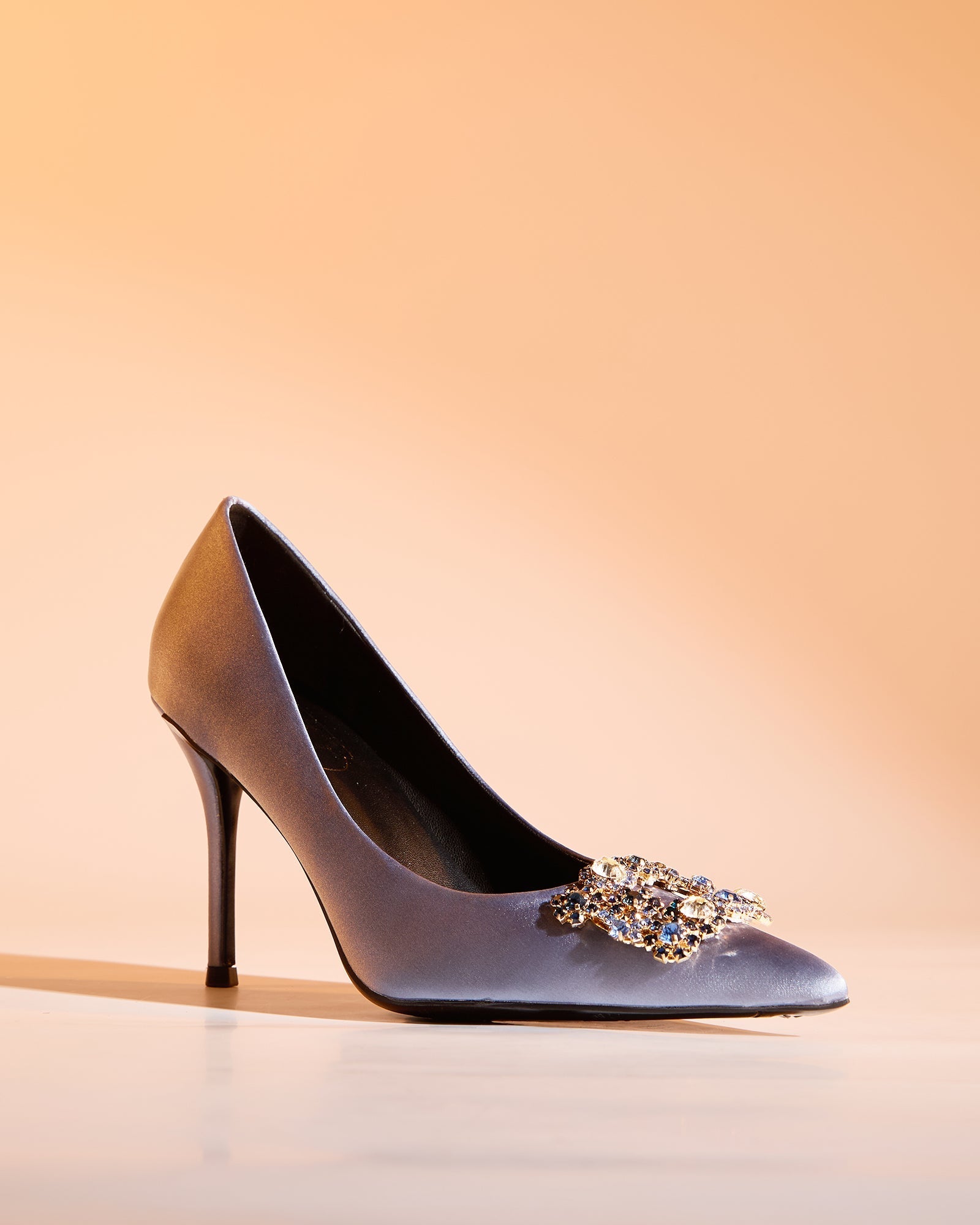 Sadah Rhinestone Buckle Pumps