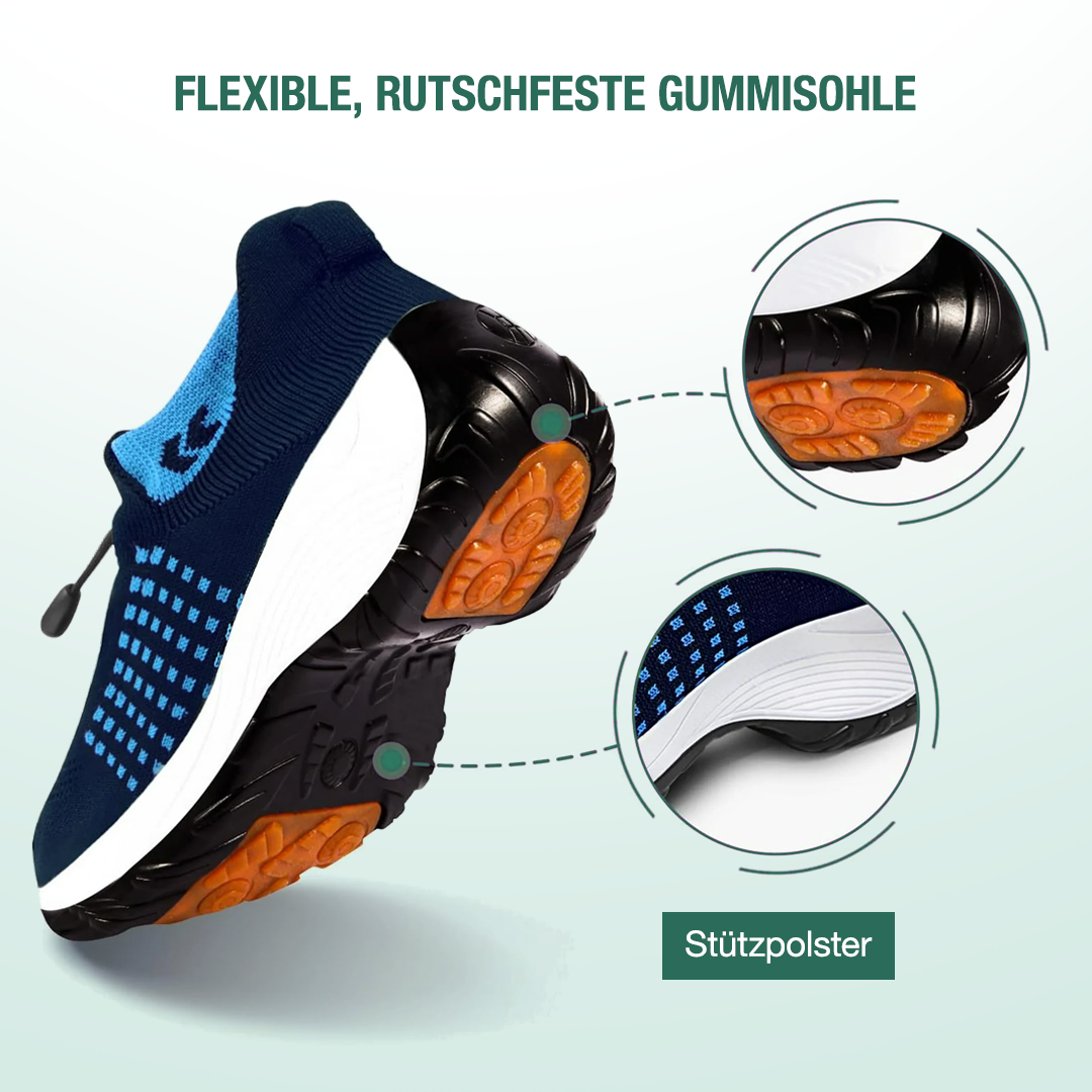 Ambulo Orthopedic Shoes Knit Fabric - Blue Navy