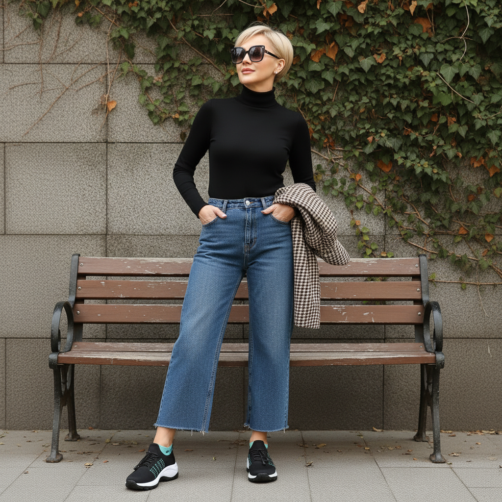 Ambulo Orthopedic Shoes Knitted Fabric - Green Black